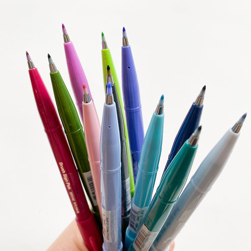Pentel Sign Pen - Fine Brush Tip