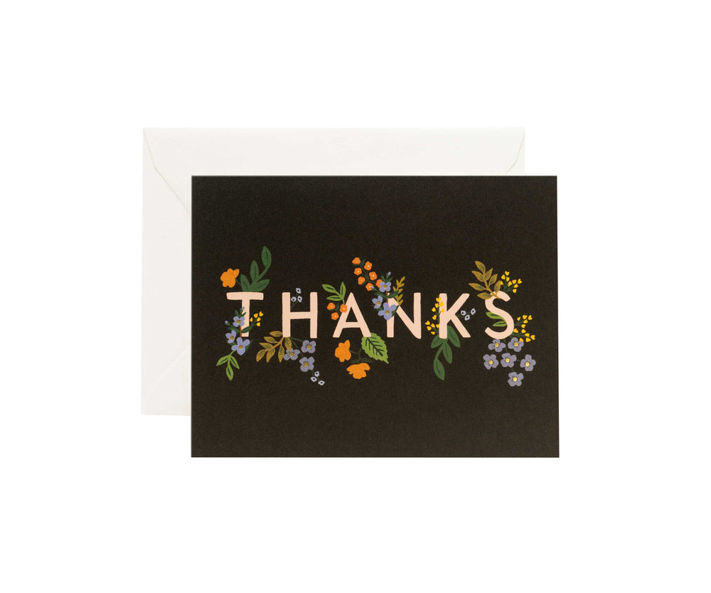 Posey Thank You Card - M.Lovewell