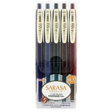 Vintage Sarasa 0.5mm Gel Pen Color Set 1