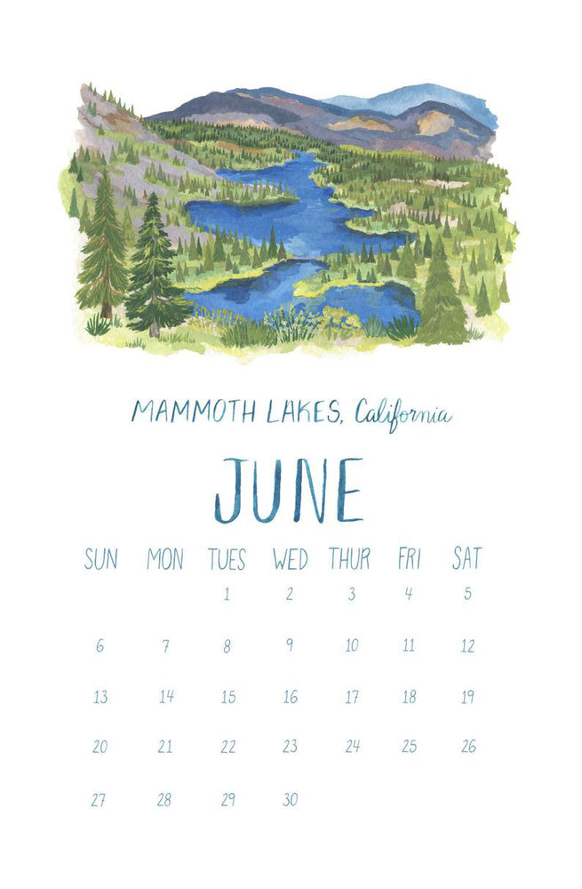 Scenes of the West Coast 2026 Calendar