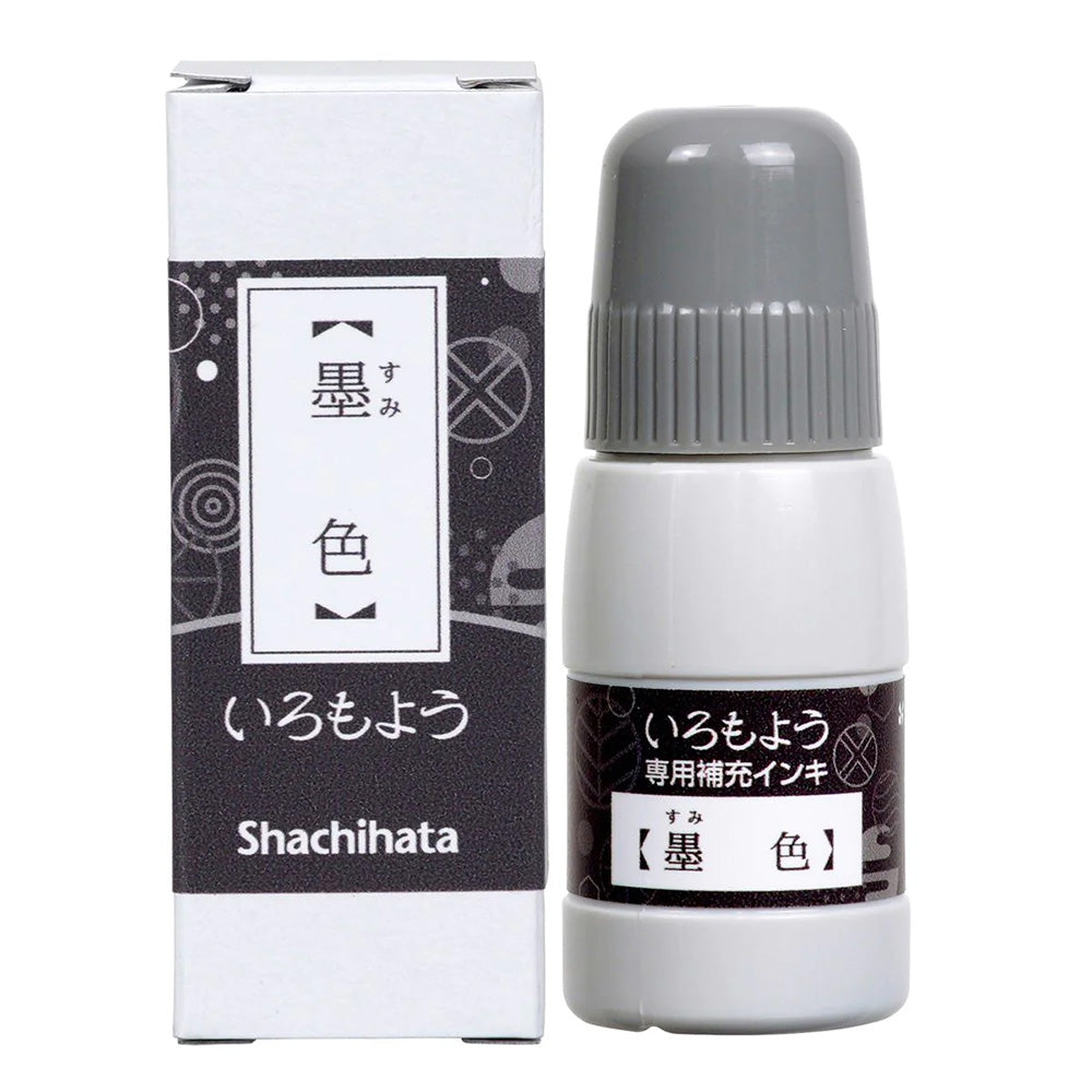 Shachihata Iromoyo Ink Refill Bottle - Black
