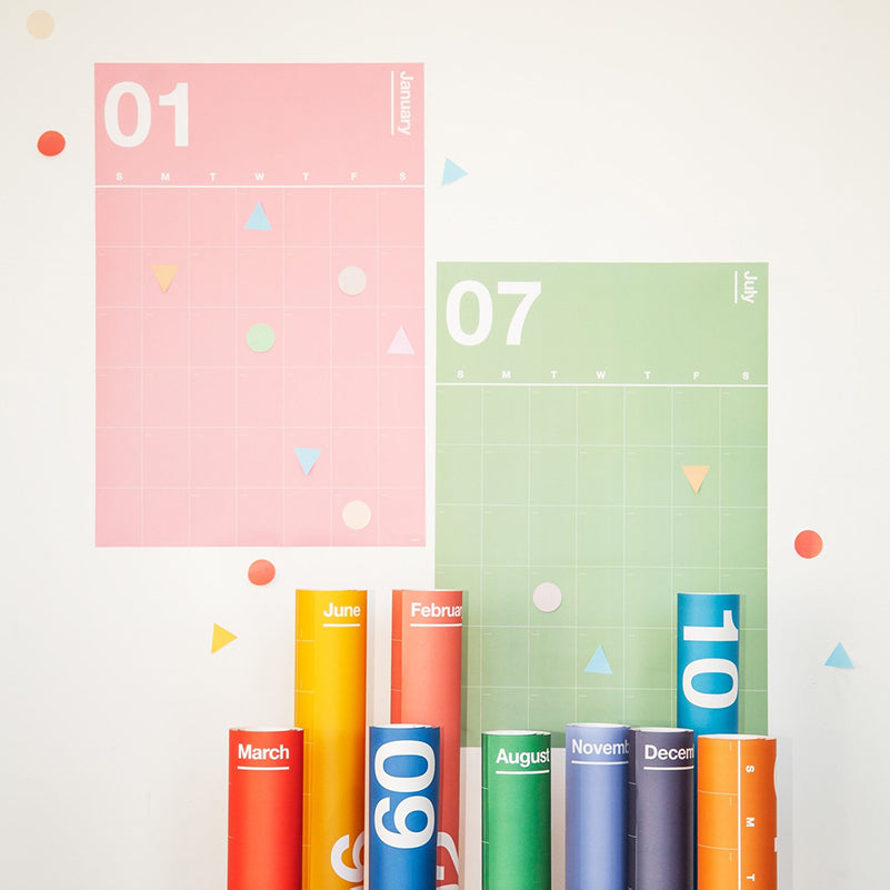 Spectrum Wall Planner Undated Calendar | M.Lovewell