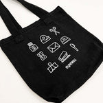 M.Lovewell Stationery Tote Bag - Black