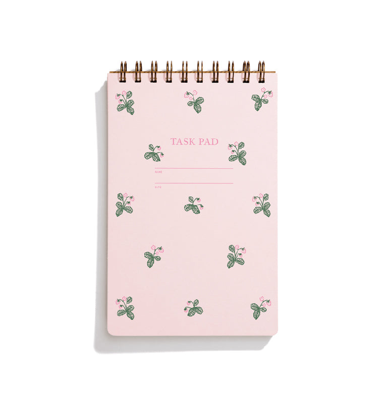 Task Pad Notebook - Strawberry