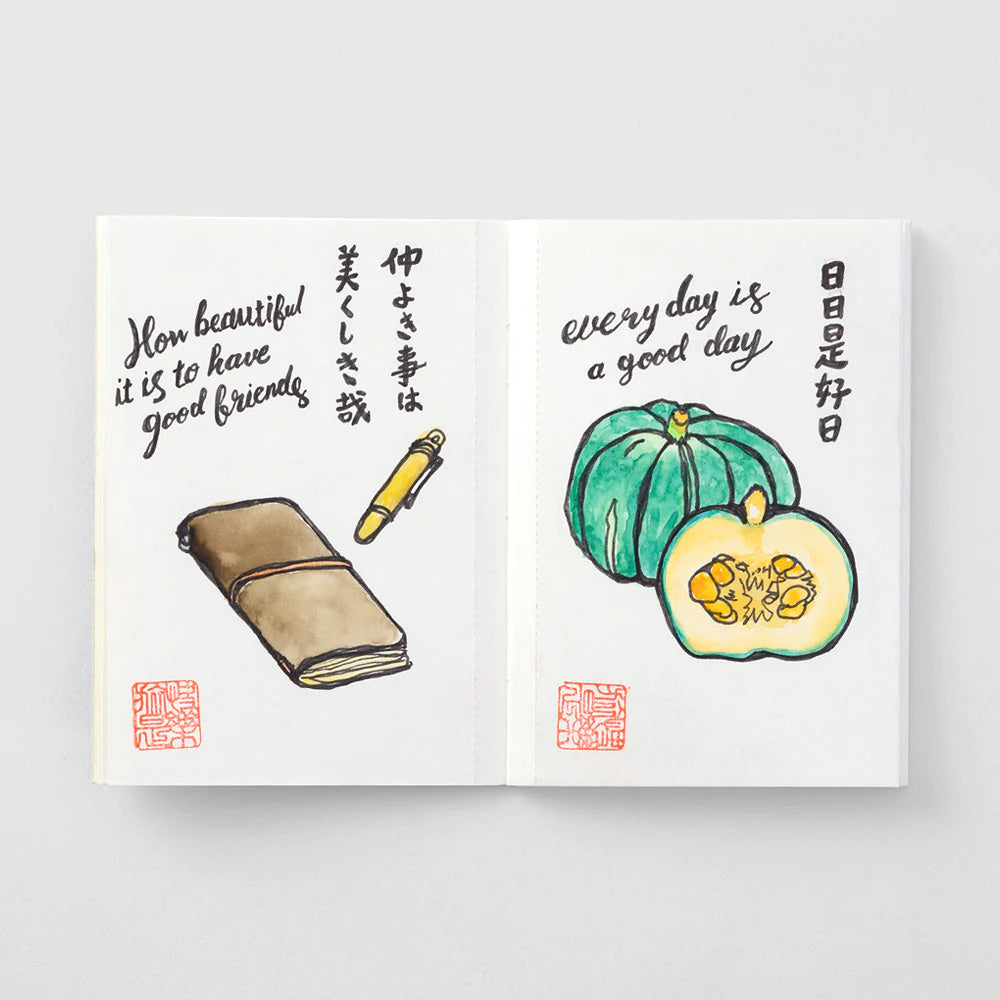 Traveler's Notebook Passport Insert 015 - Watercolor - M.Lovewell