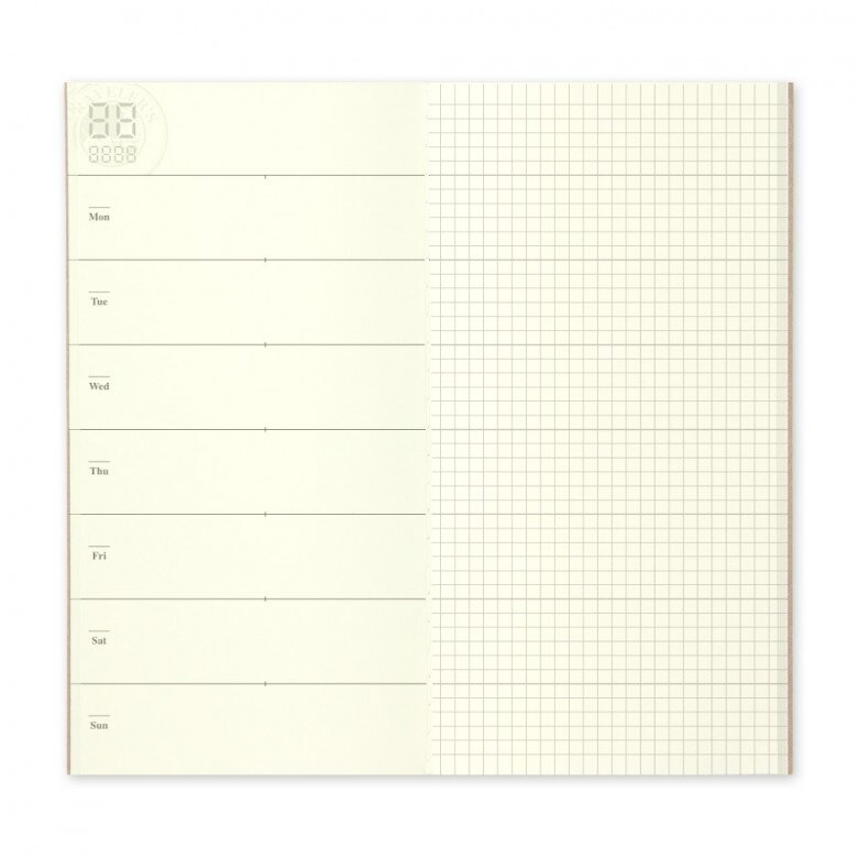 Midori Traveler's Notebook Insert 019 - Free Diary - M.Lovewell