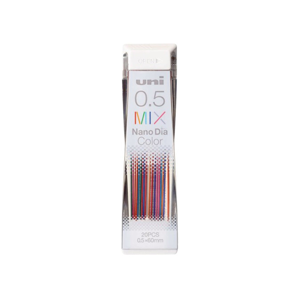 Uni Nano Dia Mechanical Pencil 0.5mm Lead Refill - Color Mix - M.Lovewell