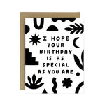 Special Birthday Card - M.Lovewell