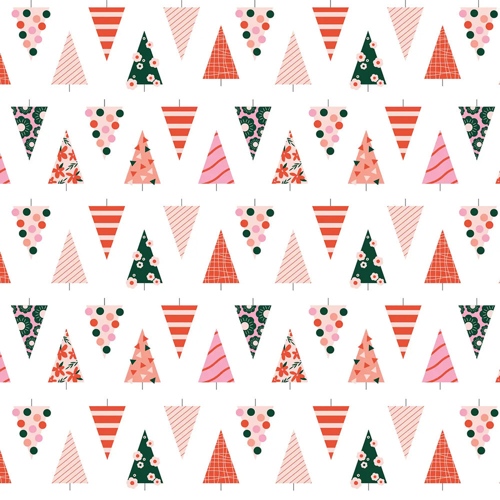 Whoville Christmas Trees Gift Wrap Roll