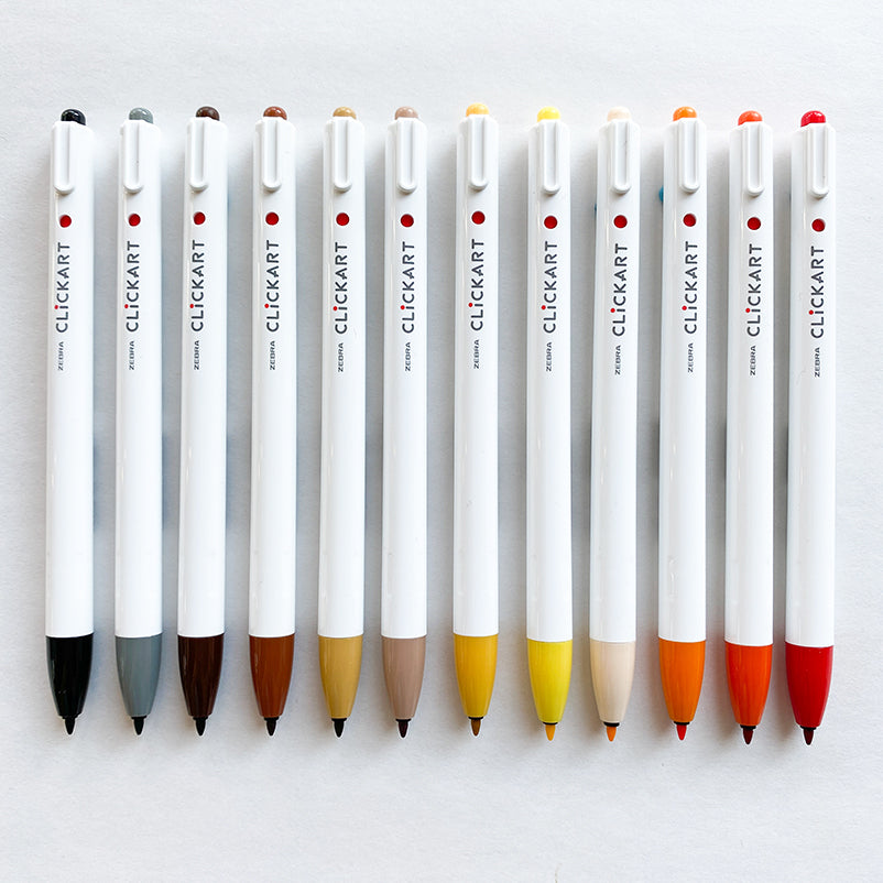 ClickArt Retractable Marker Pen 0.6mm Gray - The Art Store