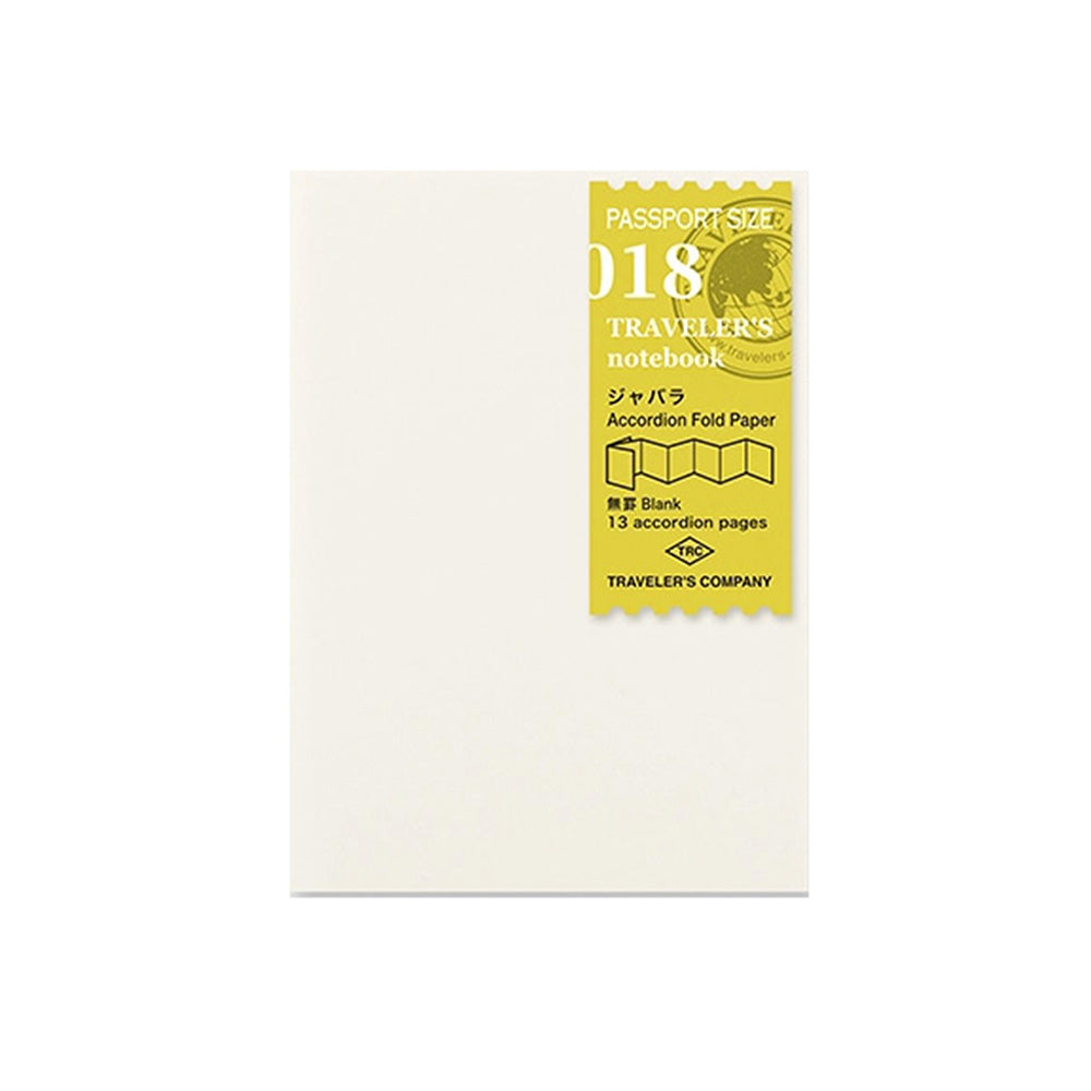 Traveler's Notebook Passport Insert 018 - Accordion Fold Paper - M.Lovewell