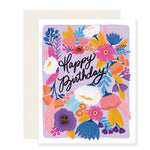 Birthday Floral Fiesta Card