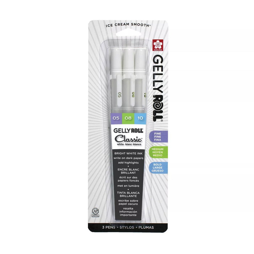 Gelly Roll Classic Pens 3 Tip Sizes