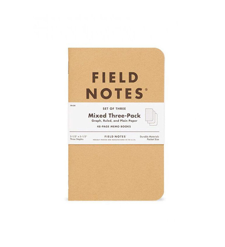 Mixed Three Pack Notebook - M.Lovewell
