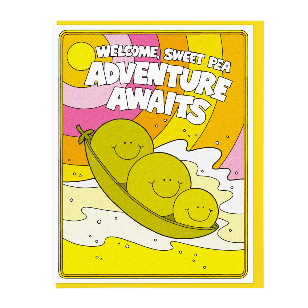 Welcome, Sweet Pea Card