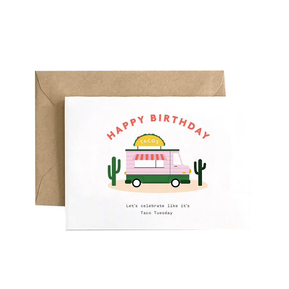 Taco Truck Birthday Card